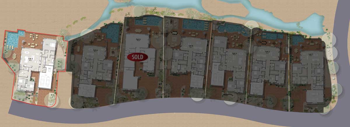 map of homesite 7 highlighted.